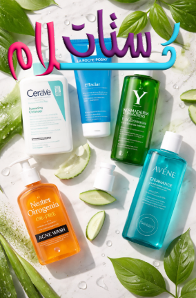 أفضل غسول للبشرة الدهنية والمعرضة لحب الشباب